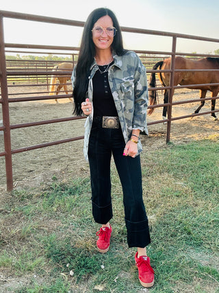 Camilla Camouflage Oversized Shacket-Long Sleeves-Mica-Motis & Co Boutique, Women's Fashion Boutique in Carthage, Missouri