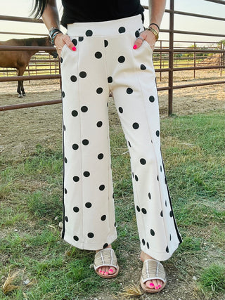 Nico Polka Dot Wide Leg Pants-Pants-Jodifl-Motis & Co Boutique, Women's Fashion Boutique in Carthage, Missouri