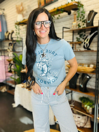 Ethan Striped Denim Cropped Jeans-Jeans-Mica-Motis & Co Boutique, Women's Fashion Boutique in Carthage, Missouri