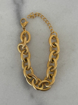 Arden Gold Chunky Chain Bracelet-Bracelets-ChanSutt-Motis & Co Boutique, Women's Fashion Boutique in Carthage, Missouri