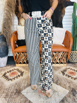 Jason Moon & Star Mixed Stripe Wide Leg Pants-Pants-Jade by Jane-Motis & Co Boutique, Women's Fashion Boutique in Carthage, Missouri