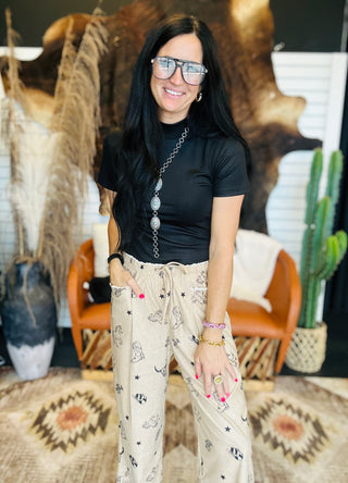 Ryker Corduroy Western Print Pants-Pants-Jade by Jane-Motis & Co Boutique, Women's Fashion Boutique in Carthage, Missouri