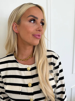 Arden Gold Chunky Chain Necklace-Necklaces-ChanSutt-Motis & Co Boutique, Women's Fashion Boutique in Carthage, Missouri