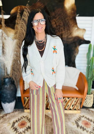 Lucille Roping Cowboy Cardigan