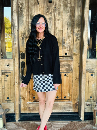 Fast Lane Checked Skort
