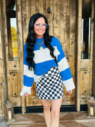 Fast Lane Checked Skort