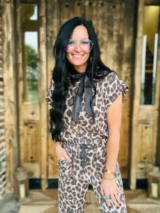 Spotted Wild Leopard Top