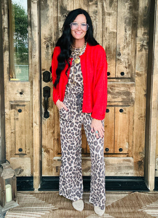 Spotted Wild Leopard Print Pants