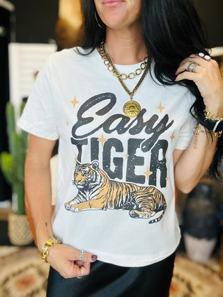 Easy Tiger Boxy Natural Tee
