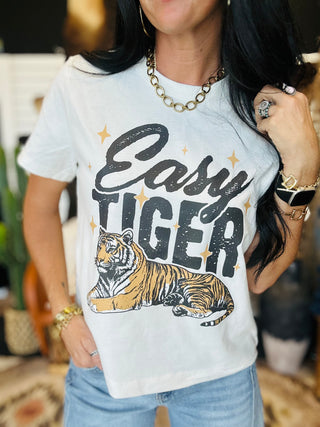 Easy Tiger Boxy Natural Tee