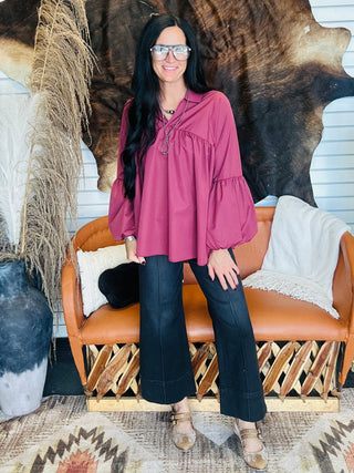 The Brazos Boho Top-Long Sleeves-2 Fly-Motis & Co Boutique, Women's Fashion Boutique in Carthage, Missouri