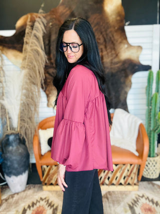 The Brazos Boho Top-Long Sleeves-2 Fly-Motis & Co Boutique, Women's Fashion Boutique in Carthage, Missouri