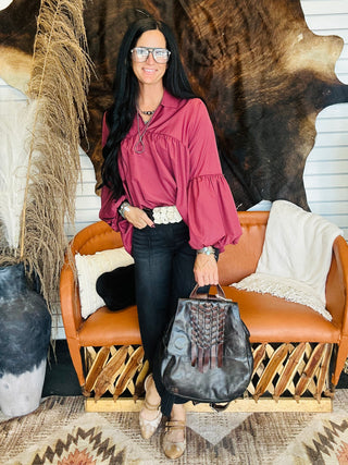 The Brazos Boho Top-Long Sleeves-2 Fly-Motis & Co Boutique, Women's Fashion Boutique in Carthage, Missouri