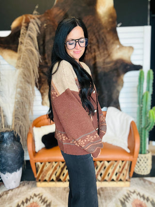 Jasmine Western Button Up Cardigan
