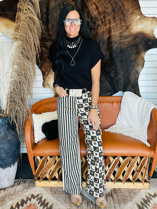 Jason Moon & Star Stripe Wide Leg Pants-Pants-Jade by Jane-Motis & Co Boutique, Women's Fashion Boutique in Carthage, Missouri