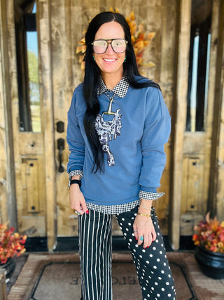 Tacky Stitch Western Saddle Sweatshirt