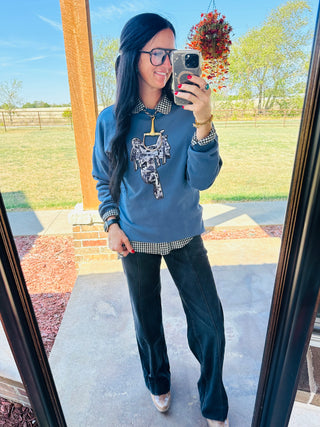 Tacky Stitch Western Saddle Sweatshirt