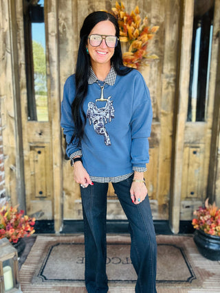 Tacky Stitch Western Saddle Sweatshirt