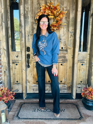 Tacky Stitch Western Saddle Sweatshirt