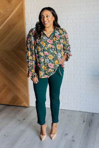 Ideal Ideas Floral Blouse-Long Sleeves-Ave Shops-Motis & Co Boutique, Women's Fashion Boutique in Carthage, Missouri