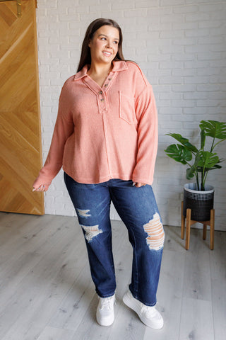 If You Want Forever Ribbed Knit Pullover-Tops-Ave Shops-Motis & Co Boutique, Women's Fashion Boutique in Carthage, Missouri