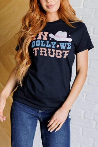 In Dolly We Trust Graphic Tee-Graphic Tees-Ave Shops-Motis & Co Boutique, Women's Fashion Boutique in Carthage, Missouri