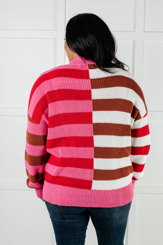 In Your Lane Color Blocked Stripe Sweater-Tops-Ave Shops-Motis & Co Boutique, Women's Fashion Boutique in Carthage, Missouri