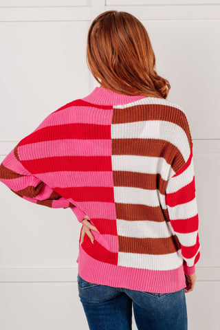 In Your Lane Color Blocked Stripe Sweater-Tops-Ave Shops-Motis & Co Boutique, Women's Fashion Boutique in Carthage, Missouri