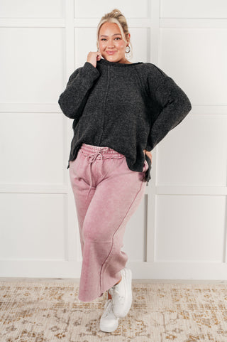 In or Out Wide Leg Cropped Pants in Light Rose-pants-Ave Shops-Motis & Co Boutique, Women's Fashion Boutique in Carthage, Missouri