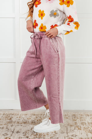 In or Out Wide Leg Cropped Pants in Light Rose-pants-Ave Shops-Motis & Co Boutique, Women's Fashion Boutique in Carthage, Missouri