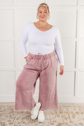 In or Out Wide Leg Cropped Pants in Light Rose-pants-Ave Shops-Motis & Co Boutique, Women's Fashion Boutique in Carthage, Missouri