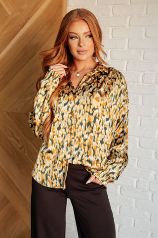 In the Willows Button Up Blouse-Blouses-Ave Shops-Motis & Co Boutique, Women's Fashion Boutique in Carthage, Missouri