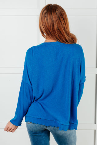 It Looks Easy Ribbed Top-Long Sleeves-Ave Shops-Motis & Co Boutique, Women's Fashion Boutique in Carthage, Missouri