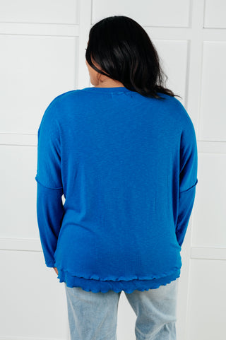 It Looks Easy Ribbed Top-Long Sleeves-Ave Shops-Motis & Co Boutique, Women's Fashion Boutique in Carthage, Missouri