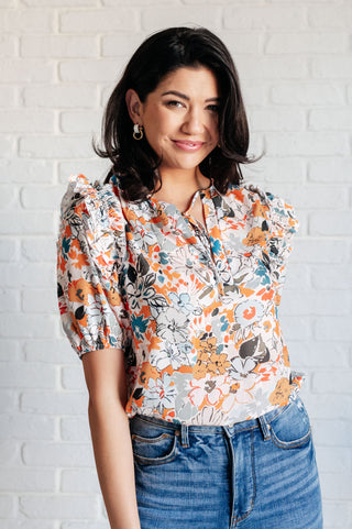 It's Intuitive Floral Blouse-Blouses-Ave Shops-Motis & Co Boutique, Women's Fashion Boutique in Carthage, Missouri