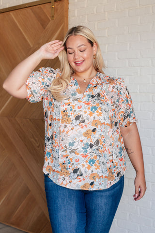 It's Intuitive Floral Blouse-Blouses-Ave Shops-Motis & Co Boutique, Women's Fashion Boutique in Carthage, Missouri