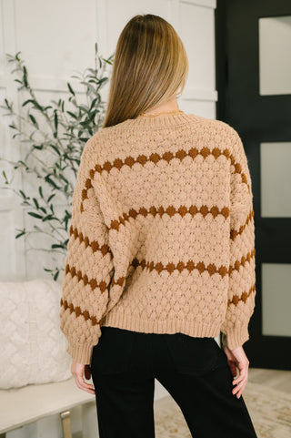 Ivy Lane Textured Sweater in Taupe-Sweaters-Ave Shops-Motis & Co Boutique, Women's Fashion Boutique in Carthage, Missouri