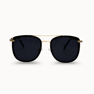Ivy Black and Gold Wire Sunglasses-Sunglasses-DAX-Motis & Co Boutique, Women's Fashion Boutique in Carthage, Missouri