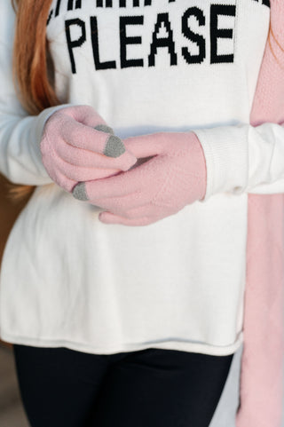 Jane Frost Beanie, Glove, and Scarf Set in Pink-Accessories-Ave Shops-Motis & Co Boutique, Women's Fashion Boutique in Carthage, Missouri