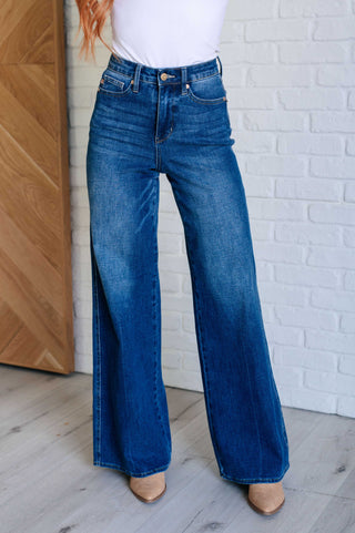 Eliza High Rise Control Top Retro Wide Leg Jeans-Denim-Ave Shops-Motis & Co Boutique, Women's Fashion Boutique in Carthage, Missouri