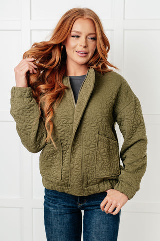 Jungle Explorer Quilted Zip Up Jacket-Layers-Ave Shops-Motis & Co Boutique, Women's Fashion Boutique in Carthage, Missouri