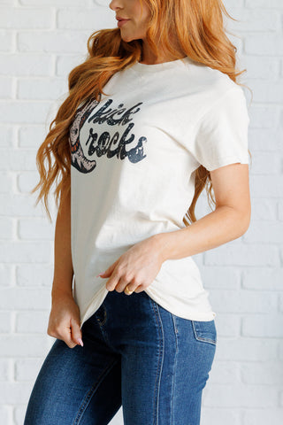 Kick Rocks Cowboy Boot Graphic Tee-Graphic Tees-Ave Shops-Motis & Co Boutique, Women's Fashion Boutique in Carthage, Missouri