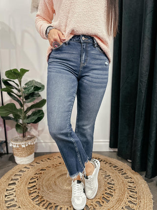 Kirk Crop Flare Denim Jeans-Jeans-Zenana-Motis & Co Boutique, Women's Fashion Boutique in Carthage, Missouri
