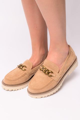 Literally Loafers in Camel Faux Suede-Shoes-Ave Shops-Motis & Co Boutique, Women's Fashion Boutique in Carthage, Missouri