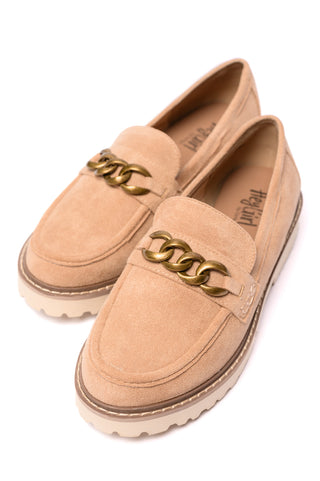 Literally Loafers in Camel Faux Suede-Shoes-Ave Shops-Motis & Co Boutique, Women's Fashion Boutique in Carthage, Missouri