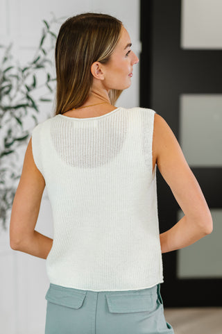 Loose Interpretation Tie Front Knit Vest-sleeveless-Ave Shops-Motis & Co Boutique, Women's Fashion Boutique in Carthage, Missouri