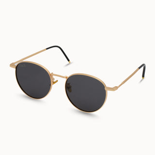 Luna Gold Frame Round Sunglasses-Sunglasses-DAX-Motis & Co Boutique, Women's Fashion Boutique in Carthage, Missouri