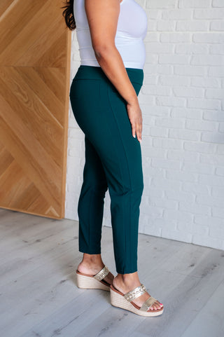 Magic Ankle Crop Skinny Pants in Hunter Green-Pants-Ave Shops-Motis & Co Boutique, Women's Fashion Boutique in Carthage, Missouri