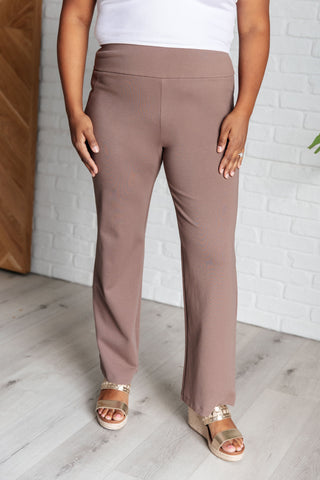 Magic Straight Pants in Dark Mocha-pants-Ave Shops-Motis & Co Boutique, Women's Fashion Boutique in Carthage, Missouri