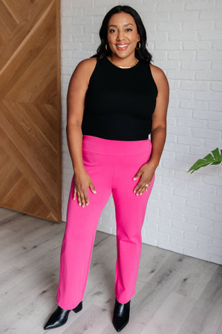 Magic Straight Pants in Hot Pink-Bottoms-Ave Shops-Motis & Co Boutique, Women's Fashion Boutique in Carthage, Missouri